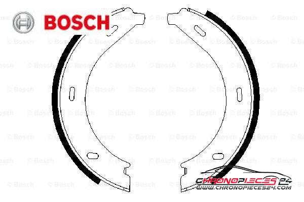 Achat de BOSCH 0 986 487 605 Jeu de mâchoires de frein, frein de stationnement pas chères