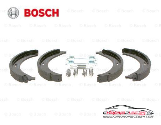 Achat de BOSCH 0 986 487 605 Jeu de mâchoires de frein, frein de stationnement pas chères