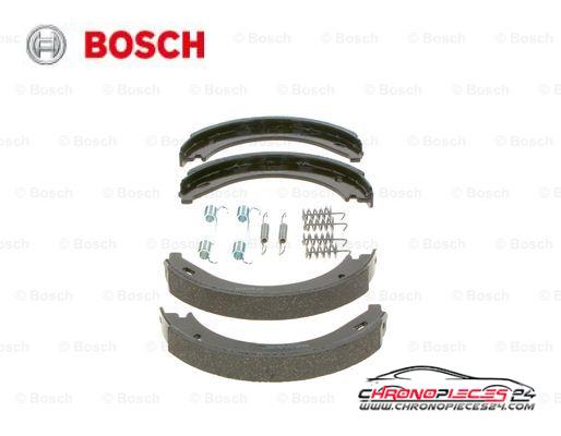 Achat de BOSCH 0 986 487 605 Jeu de mâchoires de frein, frein de stationnement pas chères