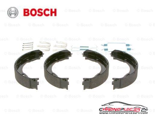 Achat de BOSCH 0 986 487 609 Jeu de mâchoires de frein, frein de stationnement pas chères