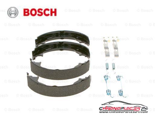 Achat de BOSCH 0 986 487 609 Jeu de mâchoires de frein, frein de stationnement pas chères