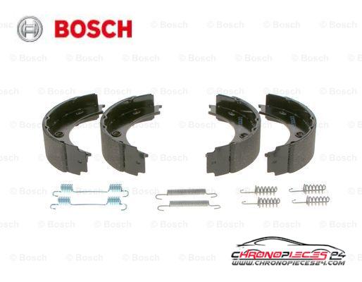 Achat de BOSCH 0 986 487 611 Jeu de mâchoires de frein, frein de stationnement pas chères