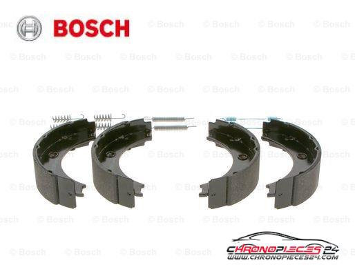 Achat de BOSCH 0 986 487 611 Jeu de mâchoires de frein, frein de stationnement pas chères