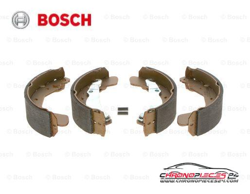 Achat de BOSCH 0 986 487 614 Jeu de mâchoires de frein pas chères