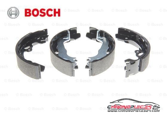 Achat de BOSCH 0 986 487 633 Jeu de mâchoires de frein pas chères