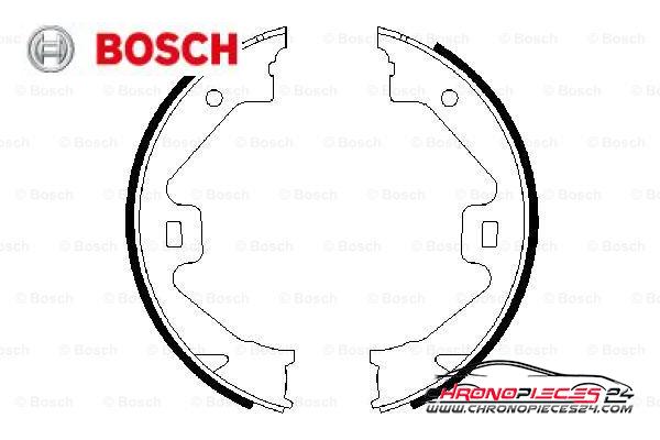 Achat de BOSCH 0 986 487 650 Jeu de mâchoires de frein, frein de stationnement pas chères