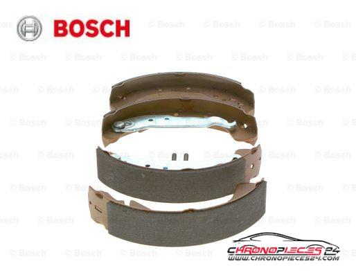 Achat de BOSCH 0 986 487 658 Jeu de mâchoires de frein pas chères