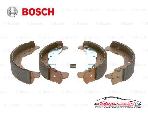 Achat de BOSCH 0 986 487 658 Jeu de mâchoires de frein pas chères