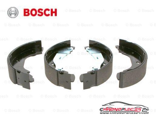 Achat de BOSCH 0 986 487 660 Jeu de mâchoires de frein pas chères