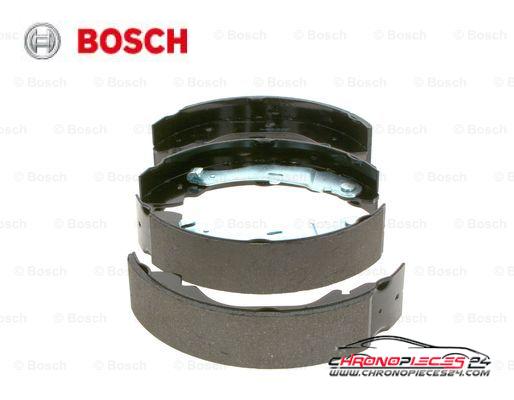 Achat de BOSCH 0 986 487 660 Jeu de mâchoires de frein pas chères