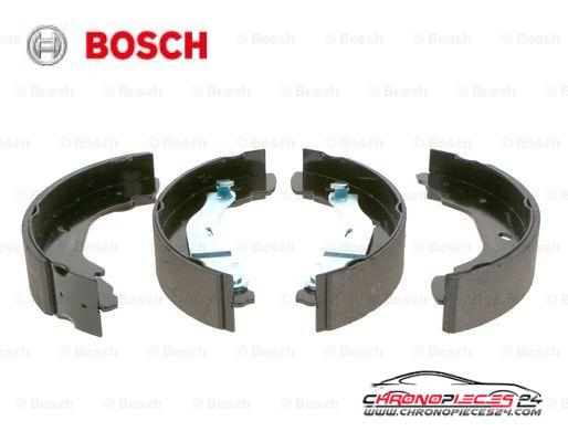 Achat de BOSCH 0 986 487 660 Jeu de mâchoires de frein pas chères