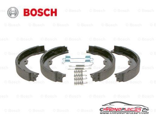 Achat de BOSCH 0 986 487 666 Jeu de mâchoires de frein, frein de stationnement pas chères