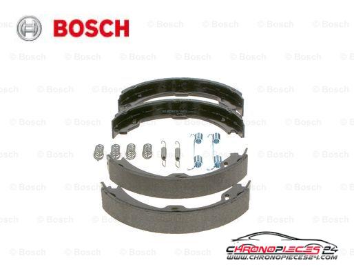 Achat de BOSCH 0 986 487 666 Jeu de mâchoires de frein, frein de stationnement pas chères