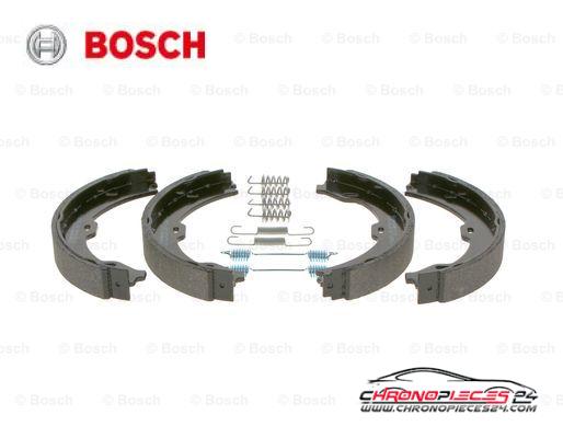 Achat de BOSCH 0 986 487 666 Jeu de mâchoires de frein, frein de stationnement pas chères