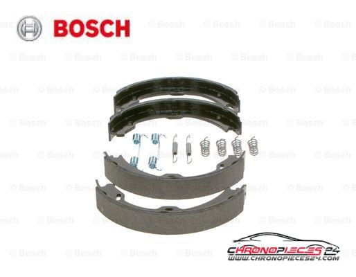 Achat de BOSCH 0 986 487 666 Jeu de mâchoires de frein, frein de stationnement pas chères