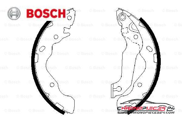 Achat de BOSCH 0 986 487 673 Jeu de mâchoires de frein pas chères