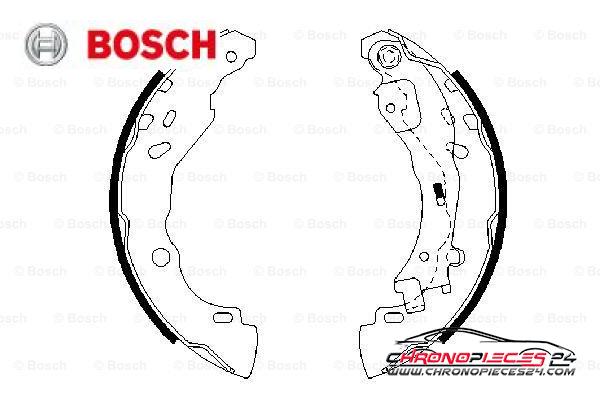 Achat de BOSCH 0 986 487 690 Jeu de mâchoires de frein pas chères