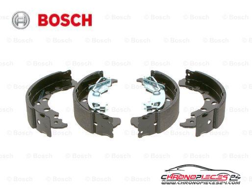 Achat de BOSCH 0 986 487 702 Jeu de mâchoires de frein pas chères