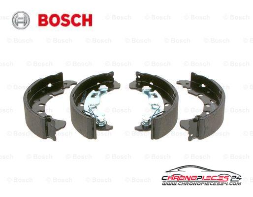 Achat de BOSCH 0 986 487 702 Jeu de mâchoires de frein pas chères