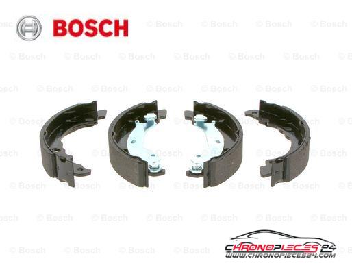 Achat de BOSCH 0 986 487 704 Jeu de mâchoires de frein pas chères