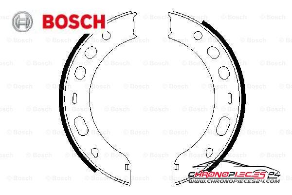 Achat de BOSCH 0 986 487 706 Jeu de mâchoires de frein, frein de stationnement pas chères