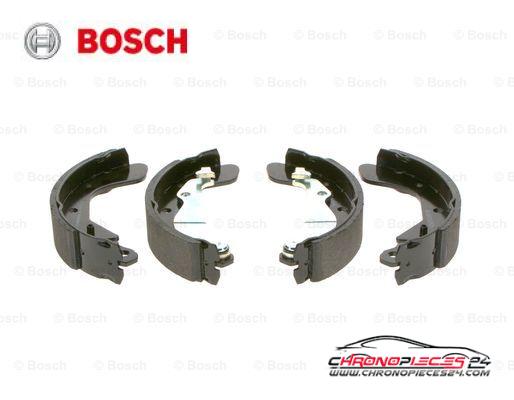 Achat de BOSCH 0 986 487 714 Jeu de mâchoires de frein pas chères