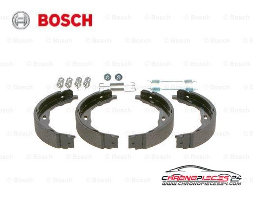 Achat de BOSCH 0 986 487 723 Jeu de mâchoires de frein, frein de stationnement pas chères