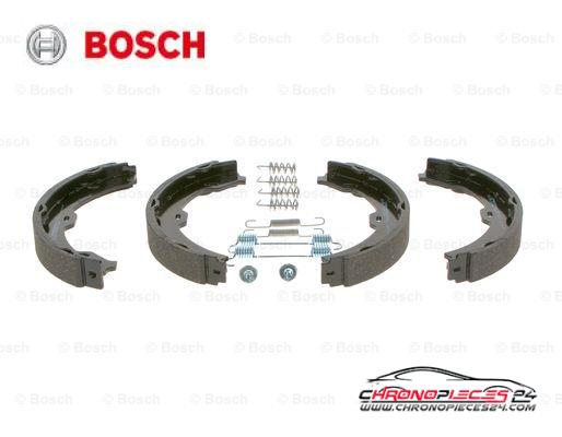 Achat de BOSCH 0 986 487 725 Jeu de mâchoires de frein, frein de stationnement pas chères