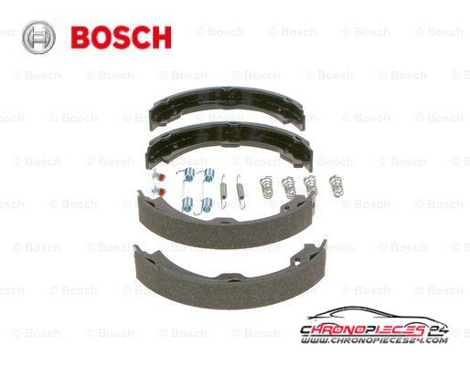 Achat de BOSCH 0 986 487 725 Jeu de mâchoires de frein, frein de stationnement pas chères