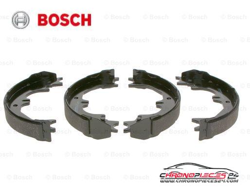 Achat de BOSCH 0 986 487 728 Jeu de mâchoires de frein, frein de stationnement pas chères