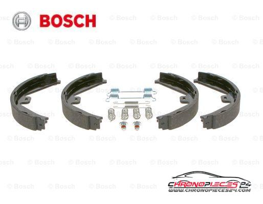 Achat de BOSCH 0 986 487 752 Jeu de mâchoires de frein, frein de stationnement pas chères