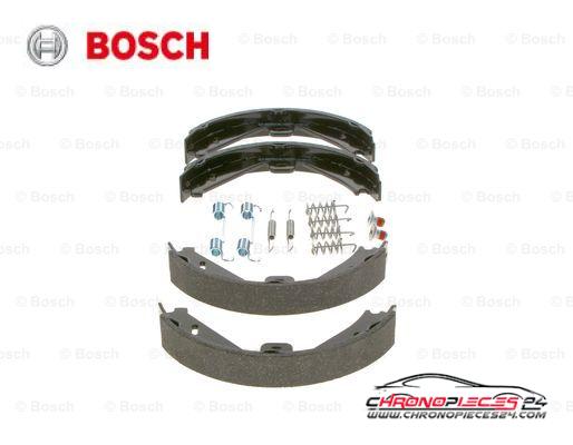 Achat de BOSCH 0 986 487 752 Jeu de mâchoires de frein, frein de stationnement pas chères