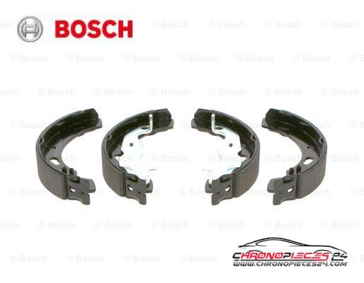 Achat de BOSCH 0 986 487 753 Jeu de mâchoires de frein pas chères