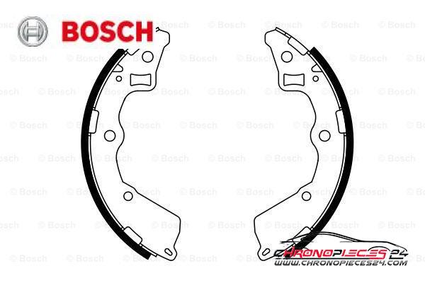 Achat de BOSCH 0 986 487 757 Jeu de mâchoires de frein pas chères