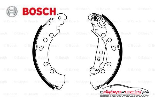 Achat de BOSCH 0 986 487 759 Jeu de mâchoires de frein pas chères