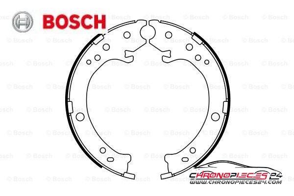 Achat de BOSCH 0 986 487 765 Jeu de mâchoires de frein, frein de stationnement pas chères