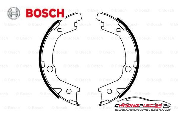 Achat de BOSCH 0 986 487 770 Jeu de mâchoires de frein pas chères