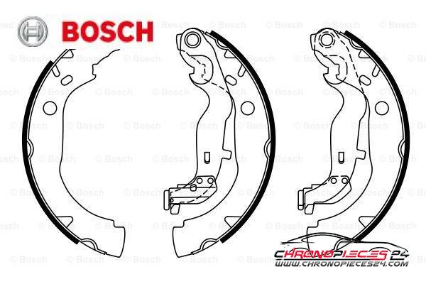 Achat de BOSCH 0 986 487 774 Jeu de mâchoires de frein pas chères