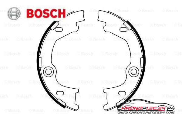 Achat de BOSCH 0 986 487 777 Jeu de mâchoires de frein, frein de stationnement pas chères