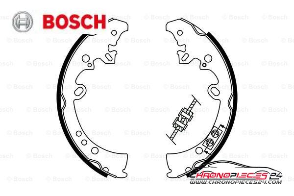 Achat de BOSCH 0 986 487 787 Jeu de mâchoires de frein pas chères