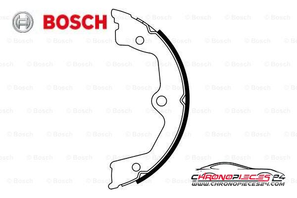 Achat de BOSCH 0 986 487 931 Jeu de mâchoires de frein, frein de stationnement pas chères