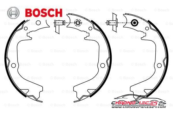 Achat de BOSCH 0 986 487 932 Jeu de mâchoires de frein, frein de stationnement pas chères