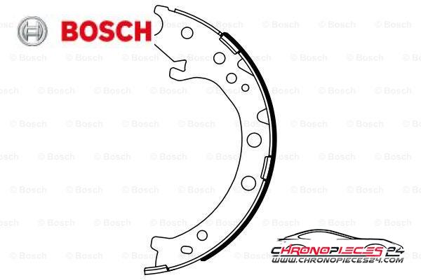 Achat de BOSCH 0 986 487 967 Jeu de mâchoires de frein, frein de stationnement pas chères