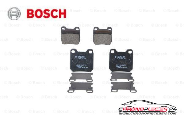 Achat de BOSCH 0 986 490 500 Kit de plaquettes de frein, frein à disque pas chères