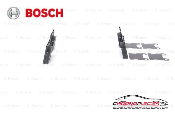 Achat de BOSCH 0 986 490 500 Kit de plaquettes de frein, frein à disque pas chères