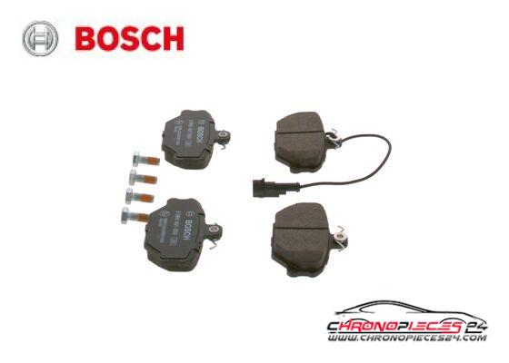 Achat de BOSCH 0 986 491 050 Kit de plaquettes de frein, frein à disque pas chères