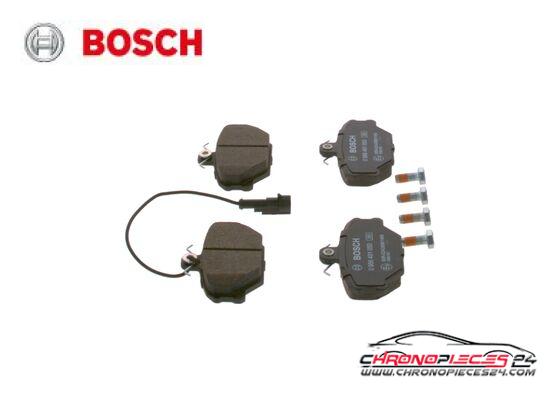 Achat de BOSCH 0 986 491 050 Kit de plaquettes de frein, frein à disque pas chères