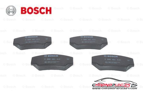 Achat de BOSCH 0 986 491 410 Kit de plaquettes de frein, frein à disque pas chères