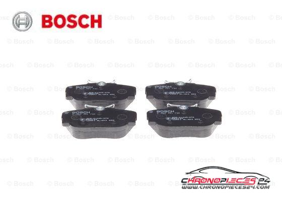 Achat de BOSCH 0 986 491 730 Kit de plaquettes de frein, frein à disque pas chères