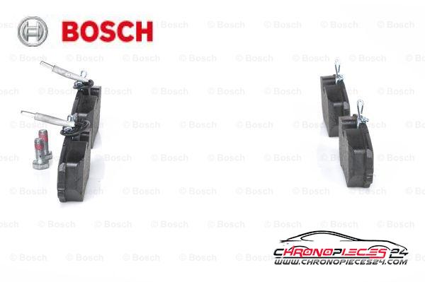 Achat de BOSCH 0 986 492 090 Kit de plaquettes de frein, frein à disque pas chères